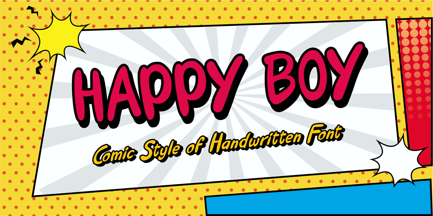 Example font Happy Boy #1